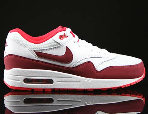 nike air max 1 essential damen rot weiß|Damen Weiß Air Max 1 Schuhe (11) .